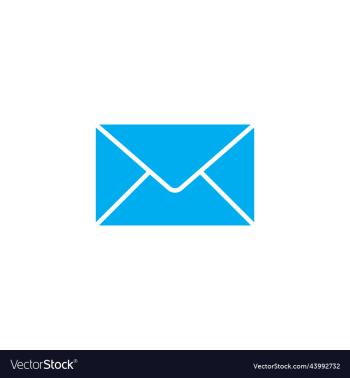 blue email abstract solid icon blue email abstract solid icon