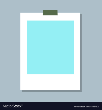 blue empty polaroid photo frame mockup blue empty polaroid photo frame mockup