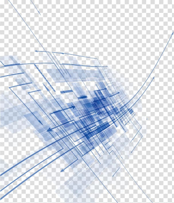 Blue Euclidean , Abstract background material, blue and white digital line transparent background PNG clipart