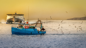 Blue Fishing Boat Blue Fishing Boat