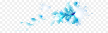 Blue Flower - Bright blue pattern material Blue Flower - Bright blue pattern material