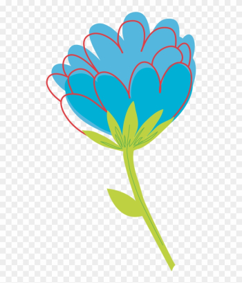 Blue Flower Vector - Blue Flower Vector Blue Flower Vector - Blue Flower Vector