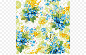 Blue flowers flower small floral pattern decorative patterns 