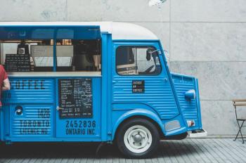 blue food truck blue food truck
