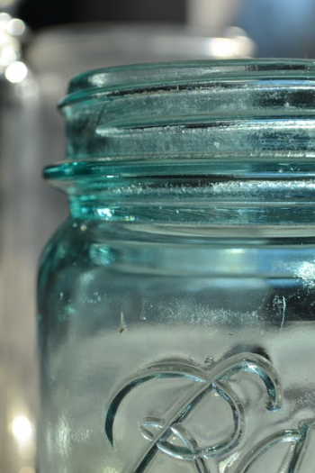 Blue Glass Jar Blue Glass Jar