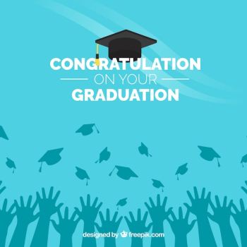 Blue graduation congratulation background Blue graduation congratulation background