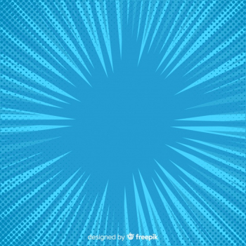 Blue halftone comic background
