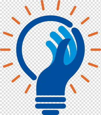 Blue hand and light bulb illustration, Innovation competition Business Social innovation Marketing, innovation transparent background PNG clipart