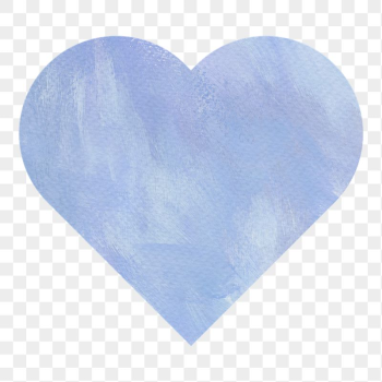 Blue heart shape png sticker, | Free PNG - rawpixel