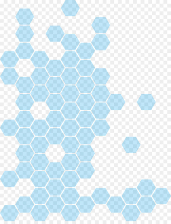 Blue Honeycomb Hexagon - Technology honeycomb pattern vector 