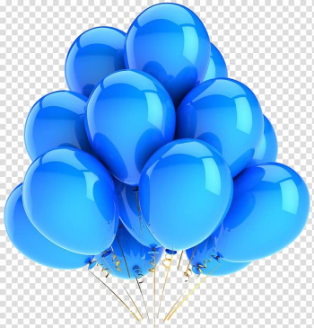 Blue inflated balloons illustration, Amazon.com Balloon Blue Party Birthday, balloon transparent background PNG clipart