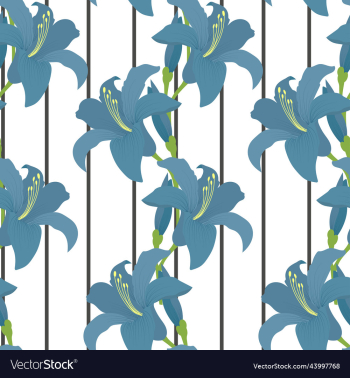 blue lily seamless pattern blue lily seamless pattern
