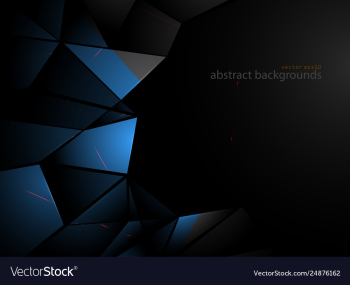 Blue metal shapes scene vector image Blue metal shapes scene vector image