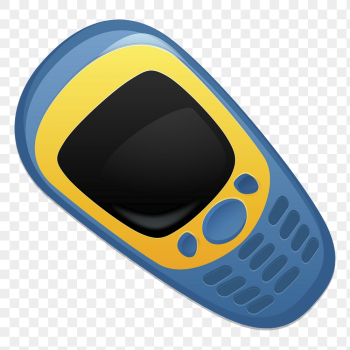 Blue mobile phone png sticker | Free PNG - rawpixel