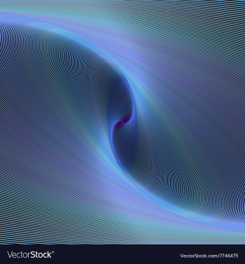 Blue mysterious fractal design background vector image