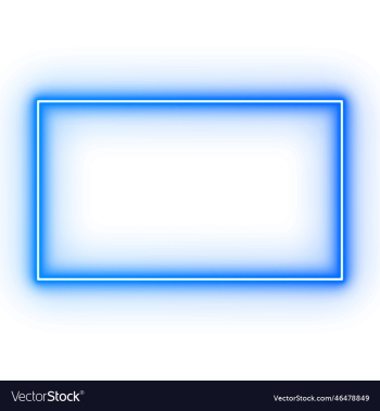 blue neon frame png