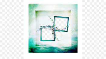Blue Picture frame Photography - Blue frame flower decoration 