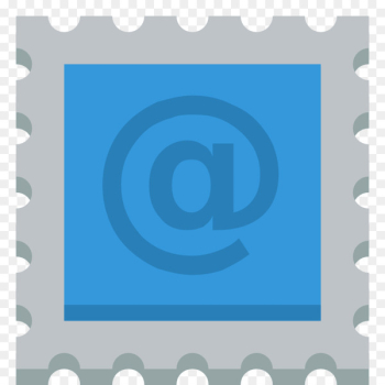 blue picture frame square text - Stamp blue picture frame square text - Stamp