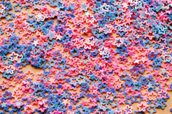 Blue, Pink, and Teal Stars Blue, Pink, and Teal Stars