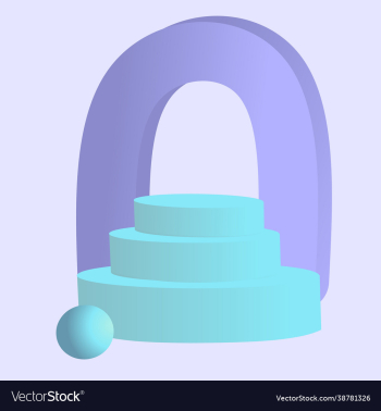 blue podium with purple gate blue podium with purple gate