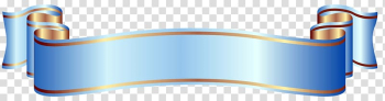 Blue ribbon, Banner , Gold Banner transparent background PNG clipart