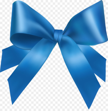 Blue ribbon Blue ribbon Clip art - Hand drawn blue ribbon bow tie 
