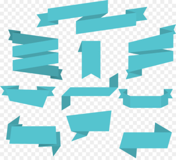 Blue Ribbon - Vector Green Ribbon Blue Ribbon - Vector Green Ribbon