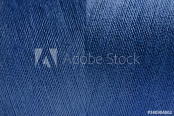 Blue rolled yarn texture background Blue rolled yarn texture background