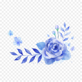 Blue rose Garden roses Stock photography Watercolor painting - rose 