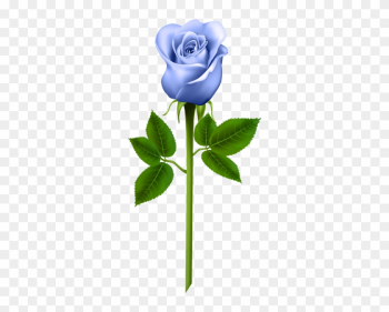 Blue Rose Transparent Png Image - Purple Clip Art Rose