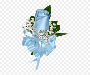 Blue Roses - Light Blue Rose Clip Art