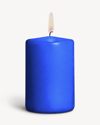 Blue scented candle, aroma therapy | Free PSD - rawpixel