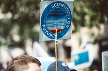 Blue Scientist for Future Signboard Blue Scientist for Future Signboard