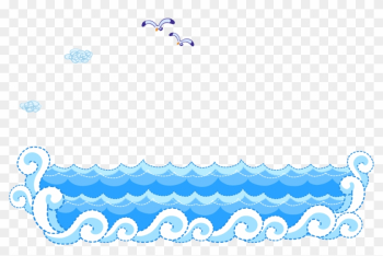 Blue Sea Wave Vector - Sea Waves Vector Png Blue Sea Wave Vector - Sea Waves Vector Png