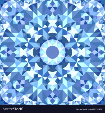 Blue seamless abstract triangle mosaic tile vector image Blue seamless abstract triangle mosaic tile vector image