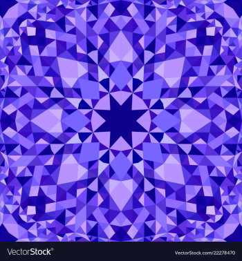 Blue seamless kaleidoscope pattern background vector image Blue seamless kaleidoscope pattern background vector image