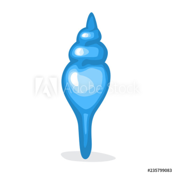 Blue seashell Blue seashell
