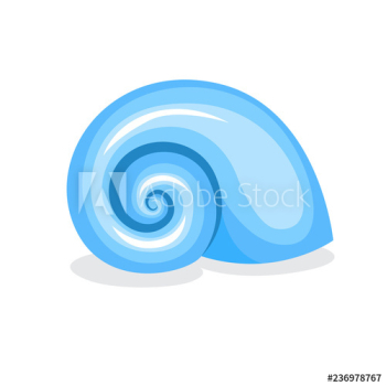 Blue seashell Blue seashell