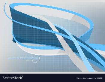 Blue shapes colors vector image Blue shapes colors vector image