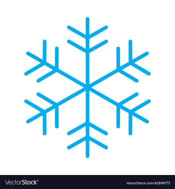 blue snowflake icon or logo blue snowflake icon or logo