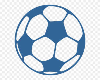 Blue Soccer Ball Svg Clip Arts 594 X 597 Px - Soccer Ball Vector Blue