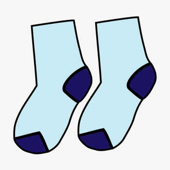 Blue socks doodle, kids apparel | Free Photo - rawpixel Blue socks doodle, kids apparel | Free Photo - rawpixel
