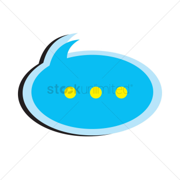 Blue speech bubble Blue speech bubble