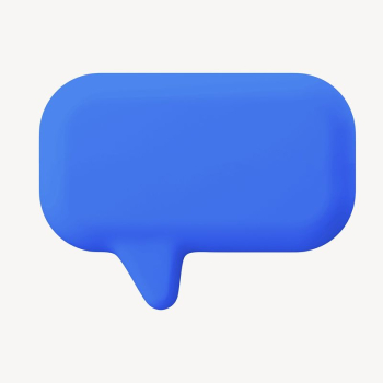 Blue speech bubble, 3D rendering | Free Photo - rawpixel Blue speech bubble, 3D rendering | Free Photo - rawpixel