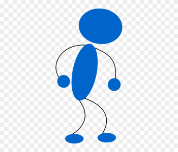 Blue, Stick, Symbol, People, Man, Stand, Men, Sad - Blue Man Clip Blue, Stick, Symbol, People, Man, Stand, Men, Sad - Blue Man Clip