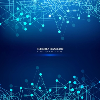 Blue technology background Blue technology background