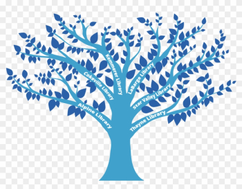 Blue Tree Clip Art