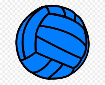 Blue Volleyball Svg Clip Arts 594 X 598 Px - Blue Volleyball Clipart