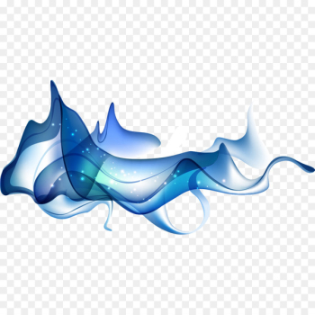 Blue Wallpaper - Luminous blue ribbon Blue Wallpaper - Luminous blue ribbon