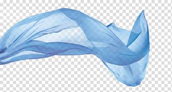 Blue wave illustration, Blue ribbon Computer file, Blue ribbon floating yarn transparent background PNG clipart